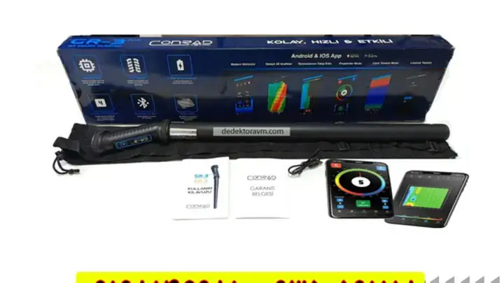 فلزیاب کنراد GR 3 PLUS {قیمت + مشخصات فنی} | بررسی کامل، مزایا و عمق کاوش تا ۵ متر